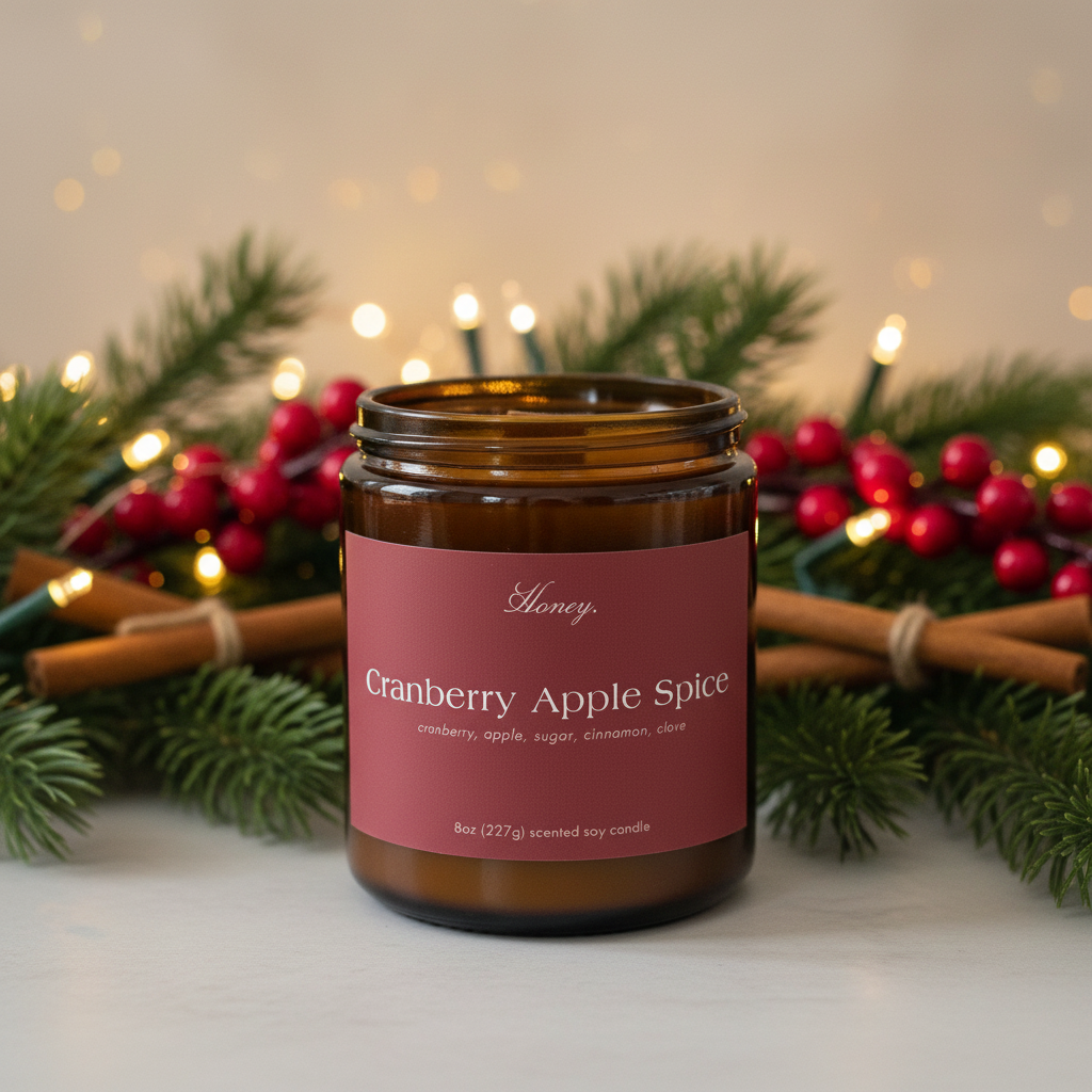 Cranberry Apple Spice | Cranberry + Apple + Sugar + Cinnamon + Clove