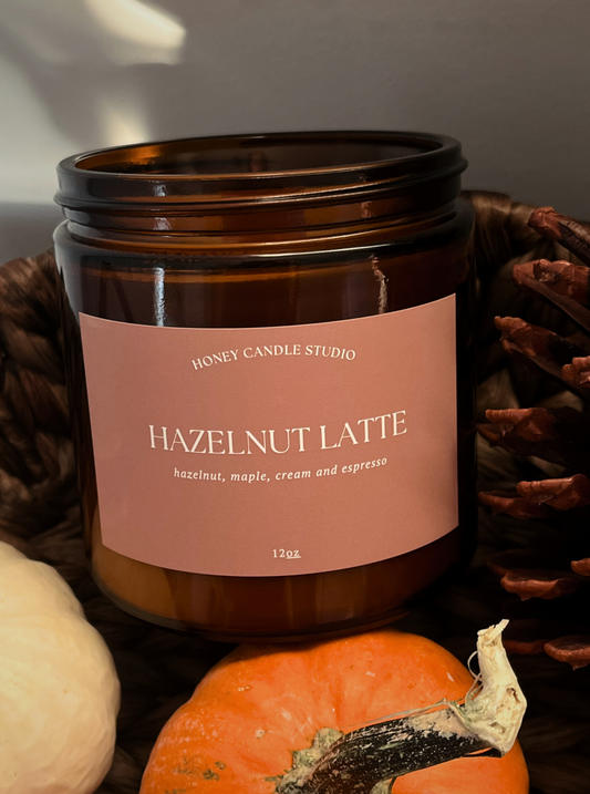 12oz Hazelnut Latte | Hazelnut + Maple + Espresso + Cream