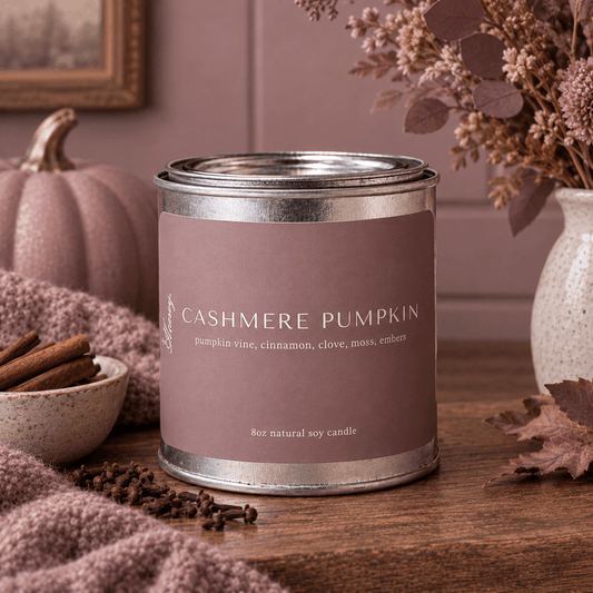 Cashmere Pumpkin | Pumpkin Vine + Cinnamon + Moss + Embers