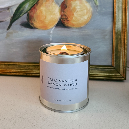 Palo Santo & Sandalwood | Palo Santo + Sandalwood + Bergamot + Moss