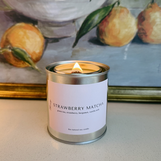 Strawberry Matcha | Green Tea + Strawberry + Bergamot + Vanilla Milk