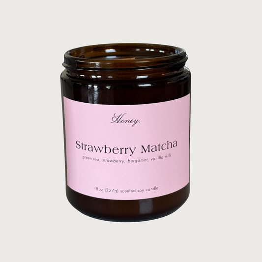 Strawberry Matcha | Green Tea + Strawberry + Bergamot + Vanilla Milk