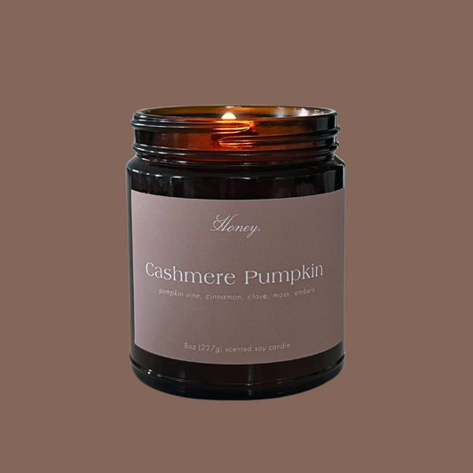 NEW! Cashmere Pumpkin | Pumpkin Vine + Cinnamon + Moss + Embers