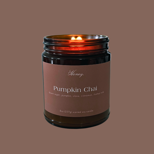 NEW! Pumpkin Chai | Brown Sugar + Pumpkin + Clove + Cinnamon + Frothed Milk