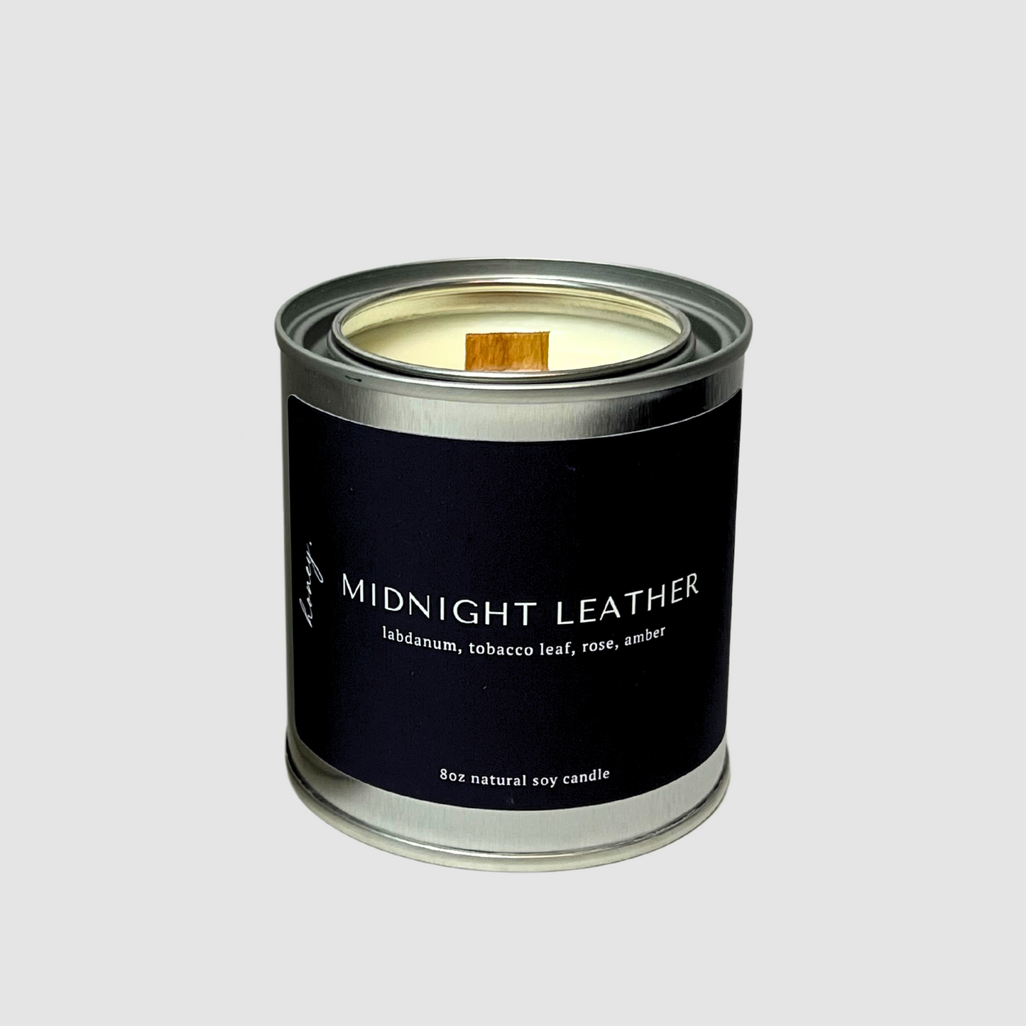 Midnight Leather | Labdanum + Tobacco Leaf + Rose + Amber