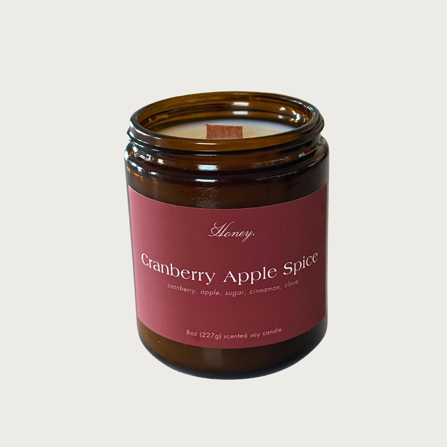 Cranberry Apple Spice | Cranberry + Apple + Sugar + Cinnamon + Clove