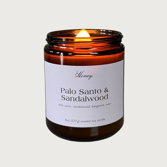Palo Santo & Sandalwood | Palo Santo + Sandalwood + Bergamot + Moss