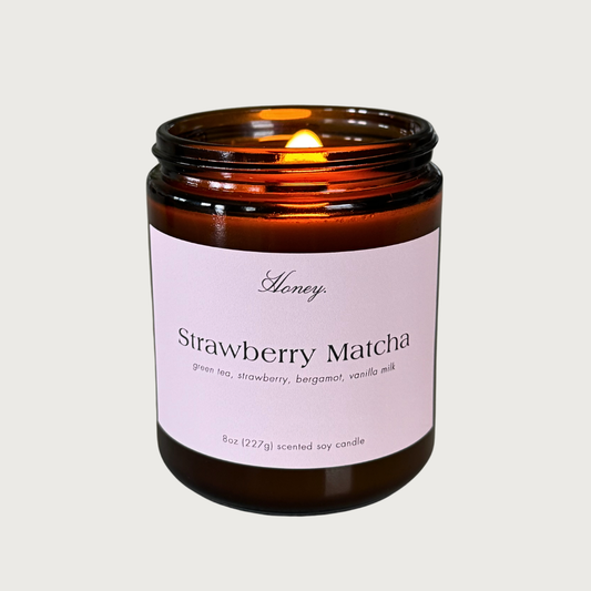 Strawberry Matcha | Green Tea + Strawberry + Bergamot + Vanilla Milk